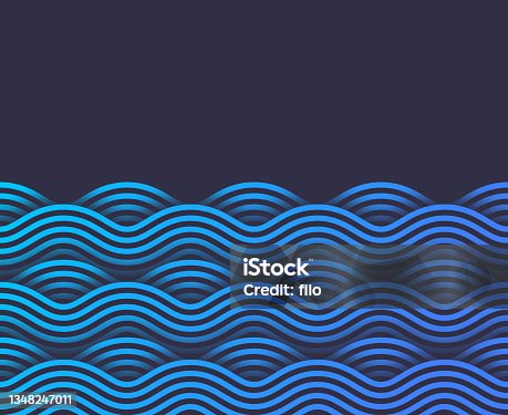 istock Waves Line Background Pattern 1348247011