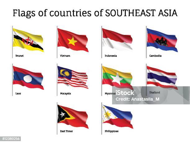Image result for southeast asia flags