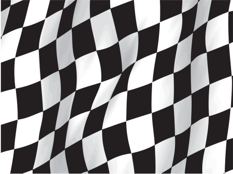 wavy checker flag pattern (vector)