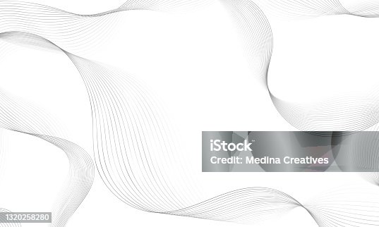 istock Wavy Lines Abstract Background Design 1320258280