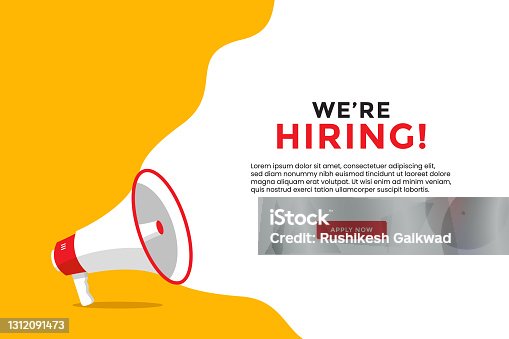 istock We are hiring banner with megaphone flat illustration 1312091473