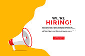 istock We are hiring banner with megaphone flat illustration 1312091473