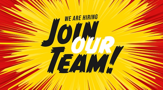 We are hiring join our team poster banner template