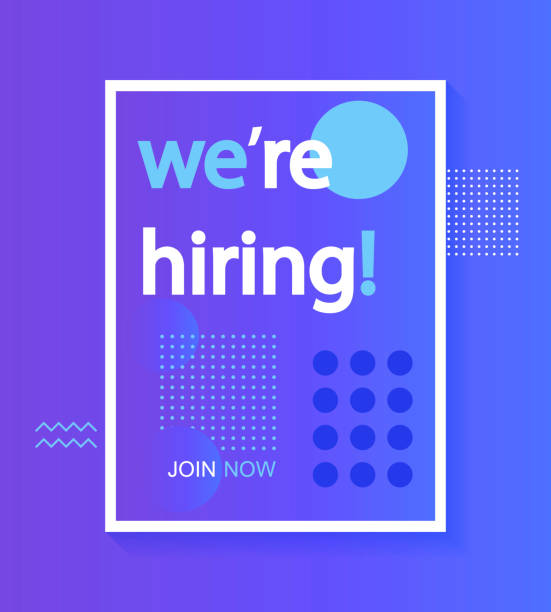 We are Hiring, Join Our Team, Poster or Banner Design. Modern Vector illustration We are Hiring, Join Our Team, Poster or Banner Design. Modern Vector illustration office borders stock illustrations