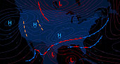 istock Weather forecast map 1315193551