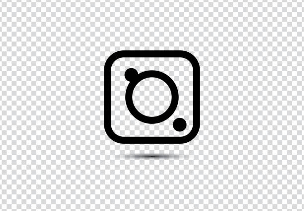 Web camera icon Web camera icon on transparent transparency facebook icon stock illustrations