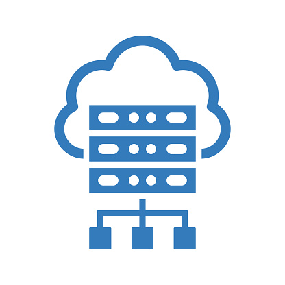 Web Hosting icon. Perfect use for print media, web, stock images, commercial use or any kind of design project.