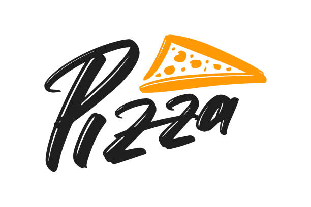 паутина - pizza stock illustrations