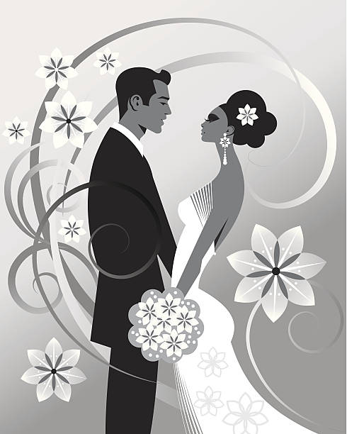 African American Wedding Clip Art, Vector Images & Illustrations - iStock
