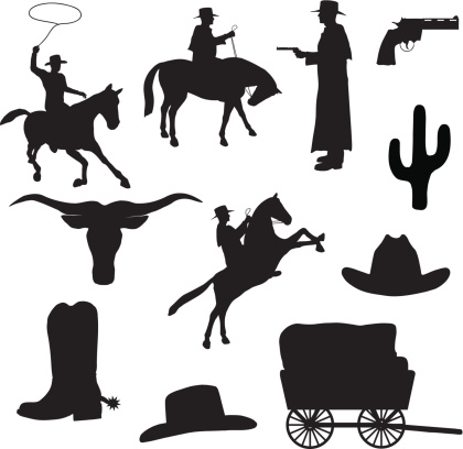 Western Silhouette Collection (vector+jpg)