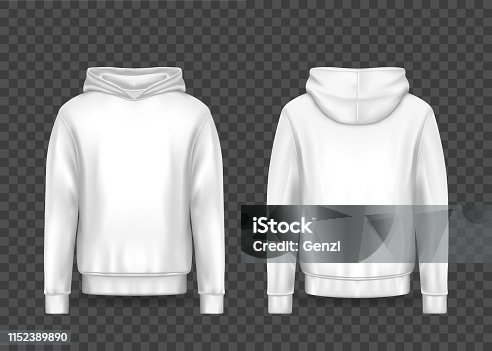 Download White Hoodie Vector Free Ai Svg And Eps PSD Mockup Templates