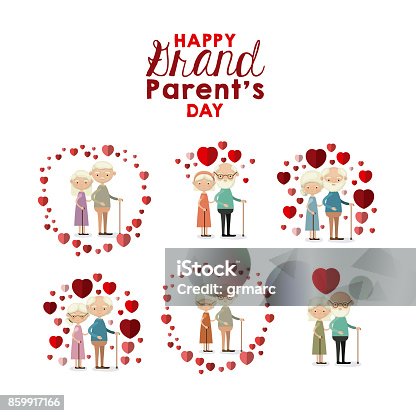 istock white background set full body elderly couple inlove happy grand parents day 859917166