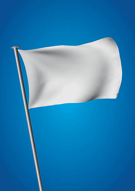 白旗の波打ちベクトル - 白旗点のイラスト素材／クリップアート素材／マンガ素材／アイコン素材