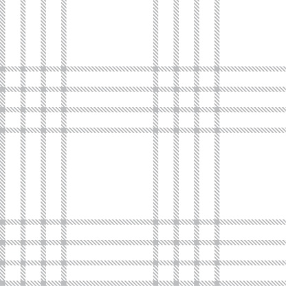 White Glen Plaid Tartan Seamless Pattern