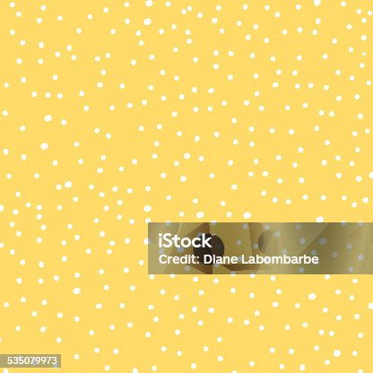 istock White Polka-Dots On Yellow 535079973