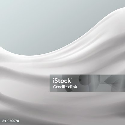 istock White silk background 641050070