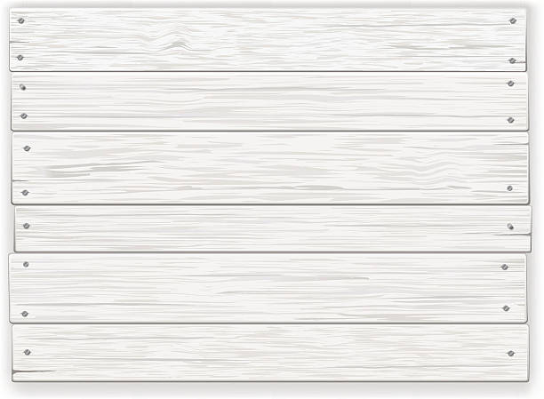 白の木製のサイン - 木　板点のイラスト素材／クリップアート素材／マンガ素材／アイコン素材