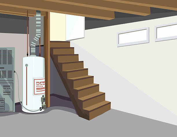 wide perspective of basement with hot water tank and stairs vector id466727290?k=6&m=466727290&s=612x612&w=0&h=fBS1HQU8FoF7mDCNJIgUtSKv23uF8UwLBcvZpVkivnE=