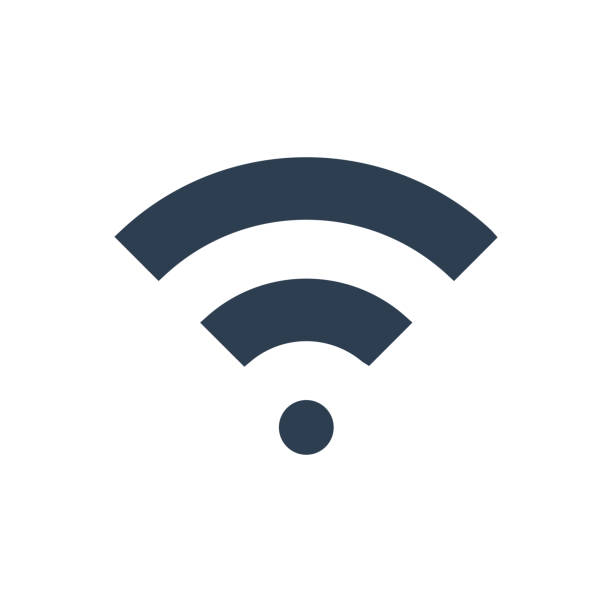 wifi-signal-symbol - drahtlose technologie stock-grafiken, -clipart, -cartoons und -symbole