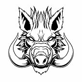 Vector illustration for use as print, poster, sticker, logo, tattoo, emblem and other.