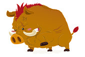 istock Wild pig the wild boar 1200943639