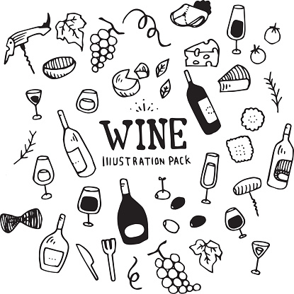 Wine Illustration Pack