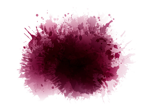 Wine stained background. Reddish color spots.