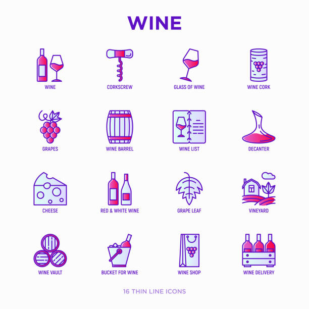 corkscrew, wine glass, cork, grapes, barrel, list, decanter, cheese,...