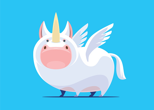 winged unicorn character
