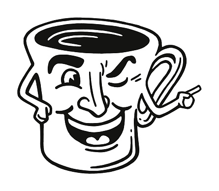 Winking Coffee Cup