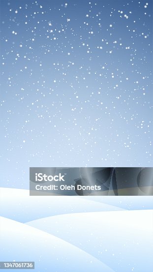 istock Winter background. Drifts and falling snow 1347061736