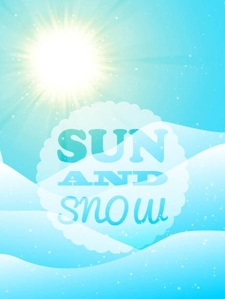 winter hintergrund mit schnee - alpen unscharf winter stock-grafiken, -clipart, -cartoons und -symbole
