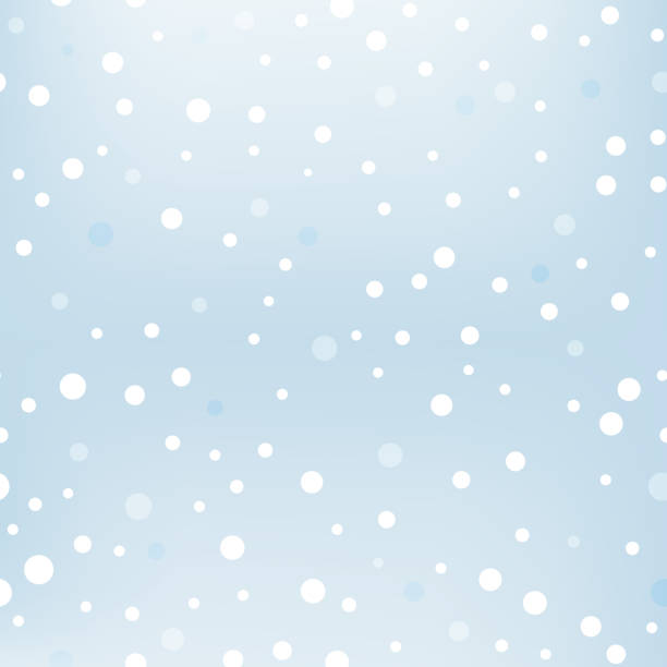 눈이 내리는 겨울 배경입니다. 눈과 파란색 흐린 부드러운 벽지. 낮에는 눈이 내리는 패턴. 벡터 - blizzard stock illustrations