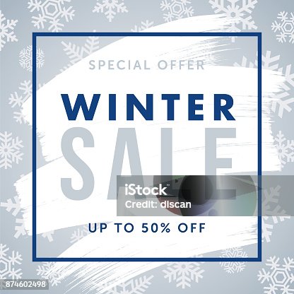 istock Winter design for advertising, banners, leaflets and flyers. 874602498