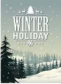 drawing of vector winter holiday scenic.This file was recorded with adobe illustrator CS4 transparent.EPS10 format.