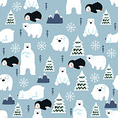 istock winter seamless pattern with animals 1319211199