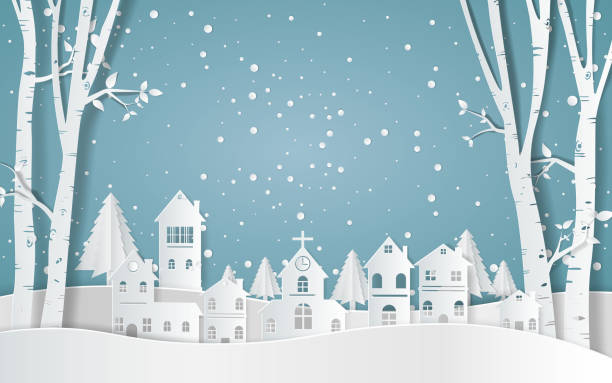 Free SVG Svg Christmas Village Silhouette 4547+ Crafter Files - Free