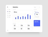 istock Wireframes screens. Dashboard UI and UX Kit design. 1302206621