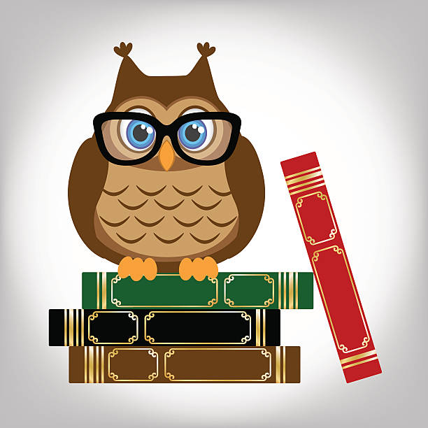 Royalty Free Owl Glasses Clip Art, Vector Images ...