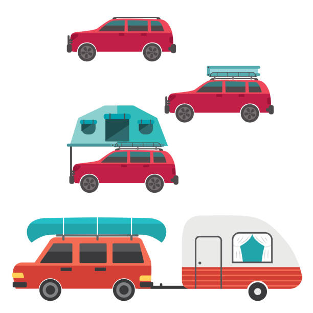 Car Rooftop Tents Illustrations, Royalty-Free Vector Graphics & Clip ...