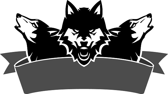 Download Wolf Pack Banner Stock Illustration - Download Image Now ...
