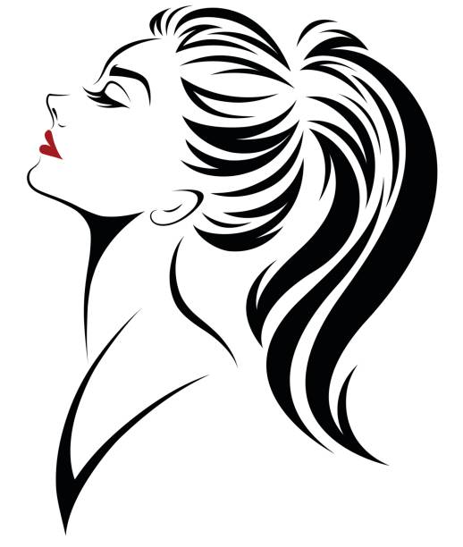 Ponytail Illustrations, Royalty-Free Vector Graphics ...