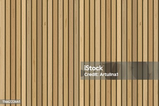 istock Wood planks wall. Vector wooden background. For contemporary interior design 1166222641