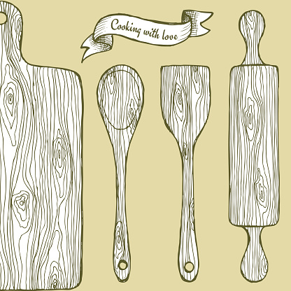 Wooden utencil