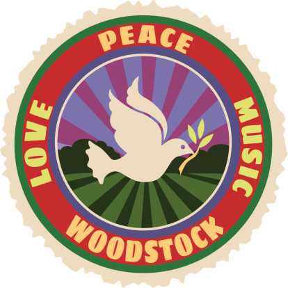 Woodstock luggage label or travel sticker