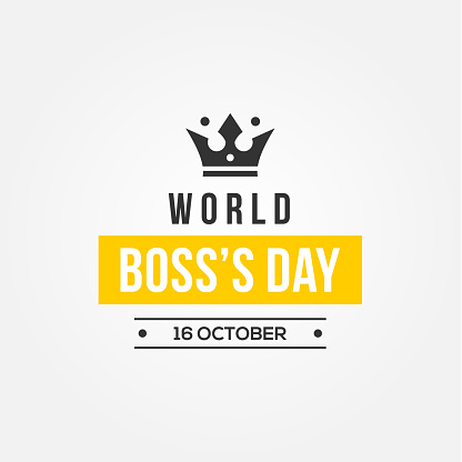 World Boss Day Vector Design Template vector