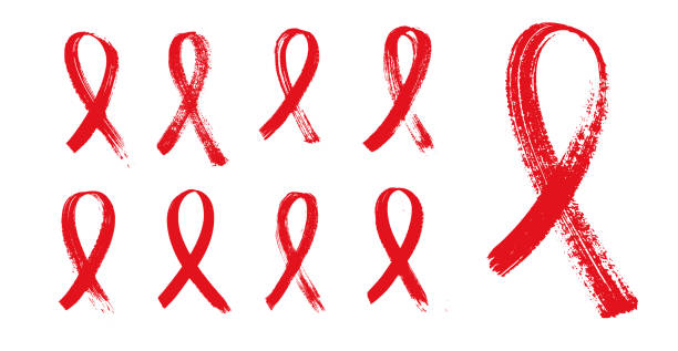 ilustrações, clipart, desenhos animados e ícones de dia mundial do câncer. modelo de banner. ilustração vetorial. - aids