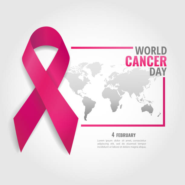 ilustrações de stock, clip art, desenhos animados e ícones de world cancer day - world cancer day