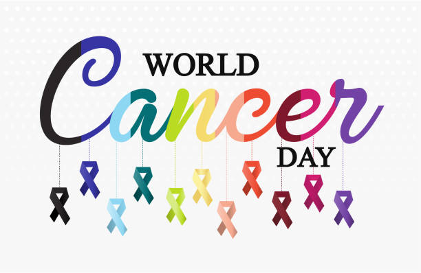 ilustrações de stock, clip art, desenhos animados e ícones de world cancer day - cancer