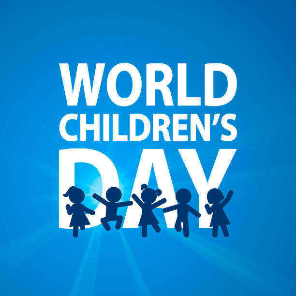 ilustrações de stock, clip art, desenhos animados e ícones de world children’s day - friends color background